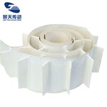 เข็มขัดสายพานลำเลียงเกรดอาหารสีขาวพร้อมพล็อต